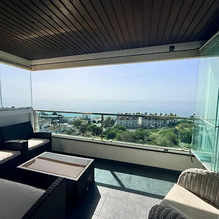 Panoramic Sea View Apartment- Pool Parking & Golf